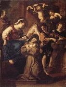 Giovanni Francesco Barbieri Called Il Guercino The Vistion of St.Francesca Romana Sweden oil painting artist